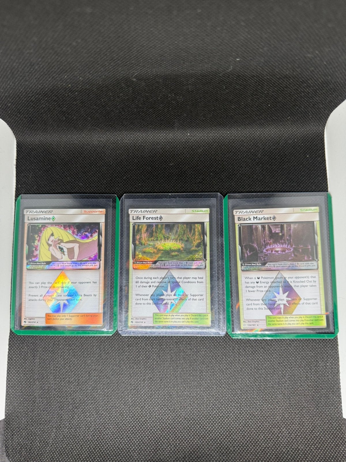 3x Prism Star Trainers Combo (182, 180, 134), Ophalen of Verzenden, Zo goed als nieuw, Meerdere kaarten, Foil