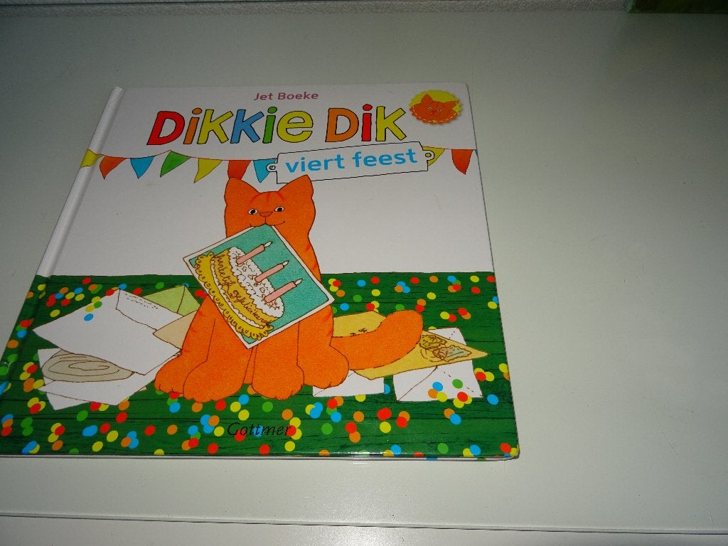 Prentenboek - Dikkie Dik viert feest - Jet Boeke (Nieuw), Ophalen, Nieuw