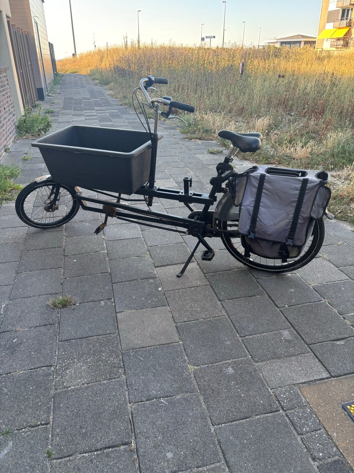 Tandem/ Bakfiets ‘onderwaterfiets’, Gebruikt, Goederen, Velgrem, Ophalen