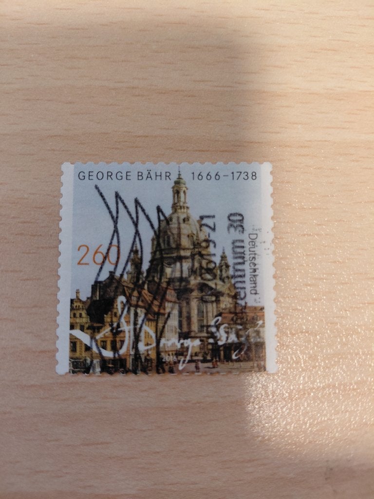 2016 Duitsland kerk kerk ontworpen door Bähr, Verzenden, BRD, Gestempeld
