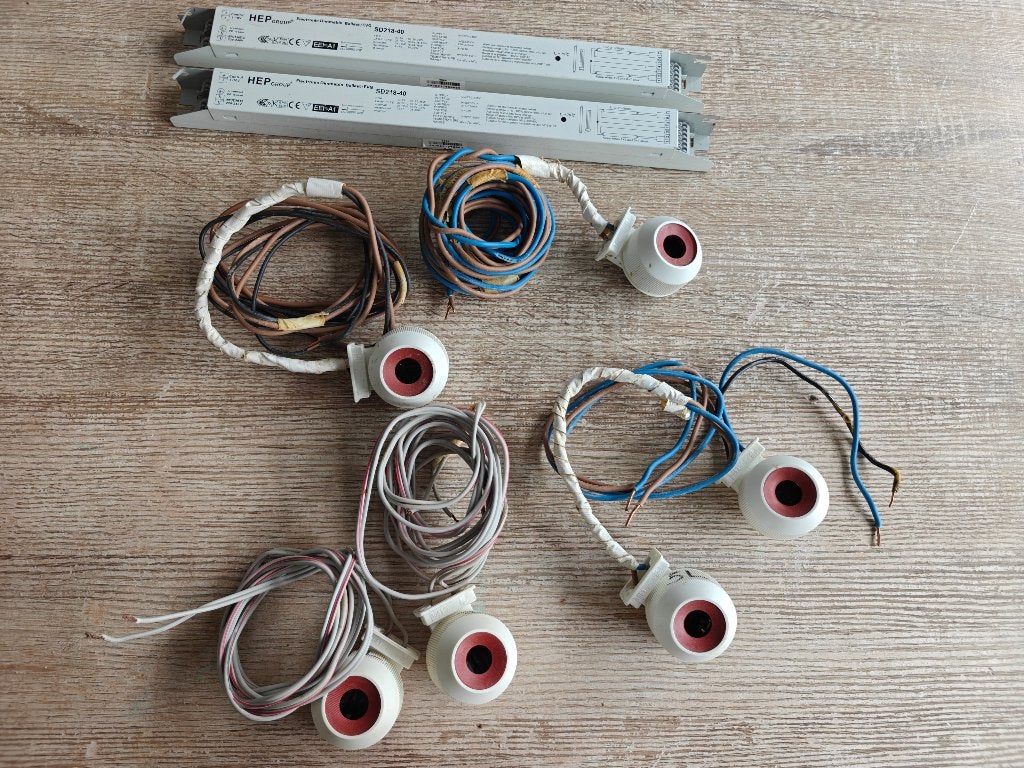 Set T5 2x39w armaturen dimbare TL-verlichting aquarium, Dieren en Toebehoren, Ophalen of Verzenden, Inclusief controller, Zo goed als nieuw