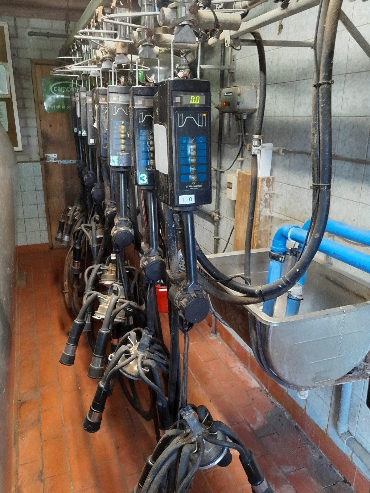 melkinstallatie grupstal, milkmasters, vacuümpomp, boiler, Dieren en Toebehoren, Ophalen of Verzenden