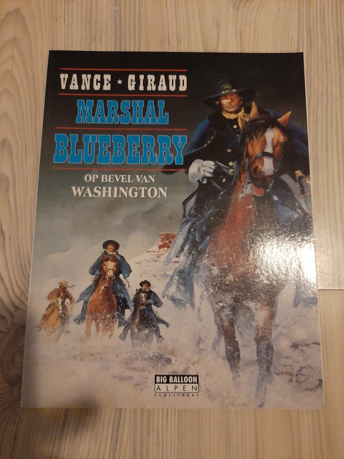 Marshal Blueberry - Op bevel van Washington, Eén stripboek, Ophalen of Verzenden, Gelezen, Vance, Giraud