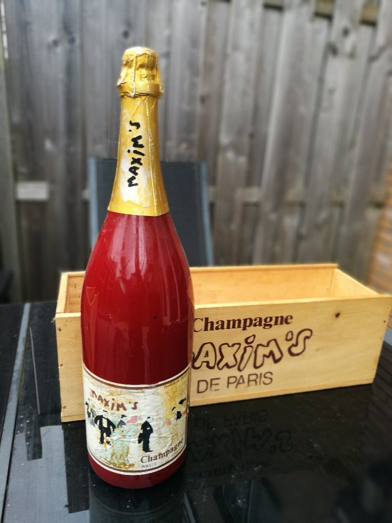 Champagne Brut Maxim’s 3 liter 3000ml van jaren 70s, Frankrijk, Nieuw, Ophalen of Verzenden, Champagne