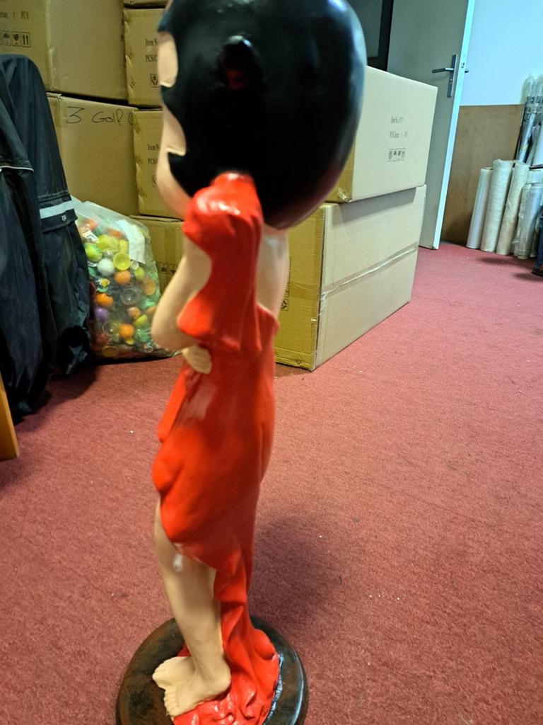 Betty Boop decoratie beeld Nieuw, Verzamelen, Stripfiguren, Ophalen, Kuifje, Nieuw, Beeldje of Figuurtje