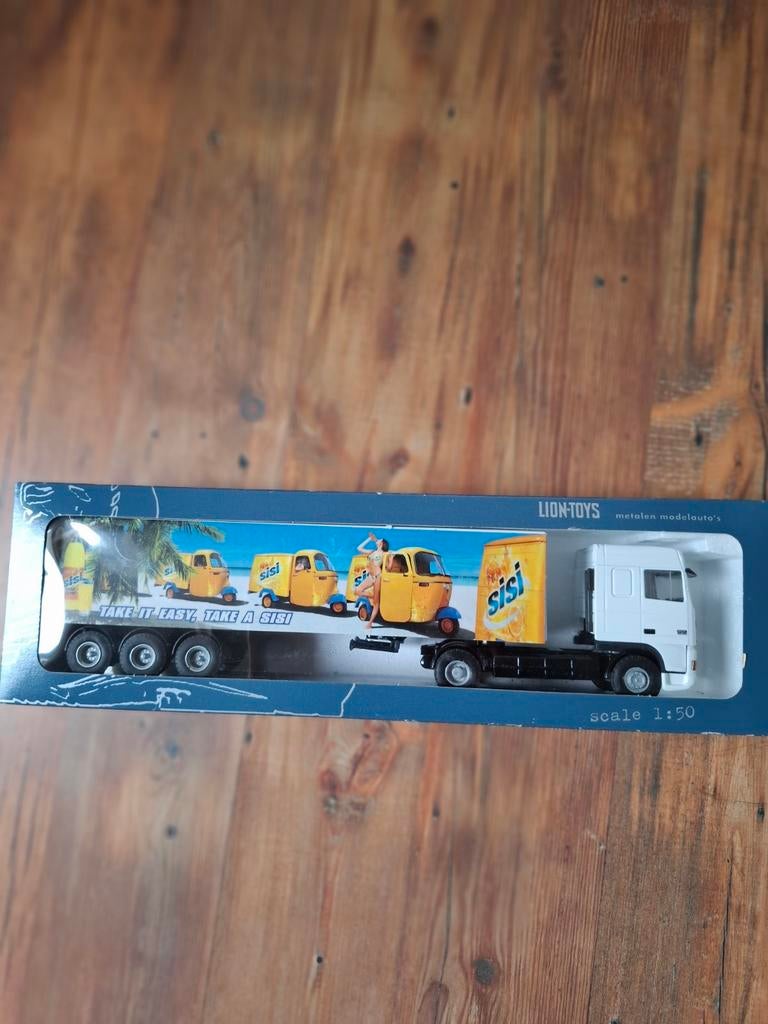 Lion Toys Sisi Vrachtwagen met Oplegger Schaal 1:50, Hobby en Vrije tijd, Ophalen of Verzenden, Nieuw, Bus of Vrachtwagen, Overige merken