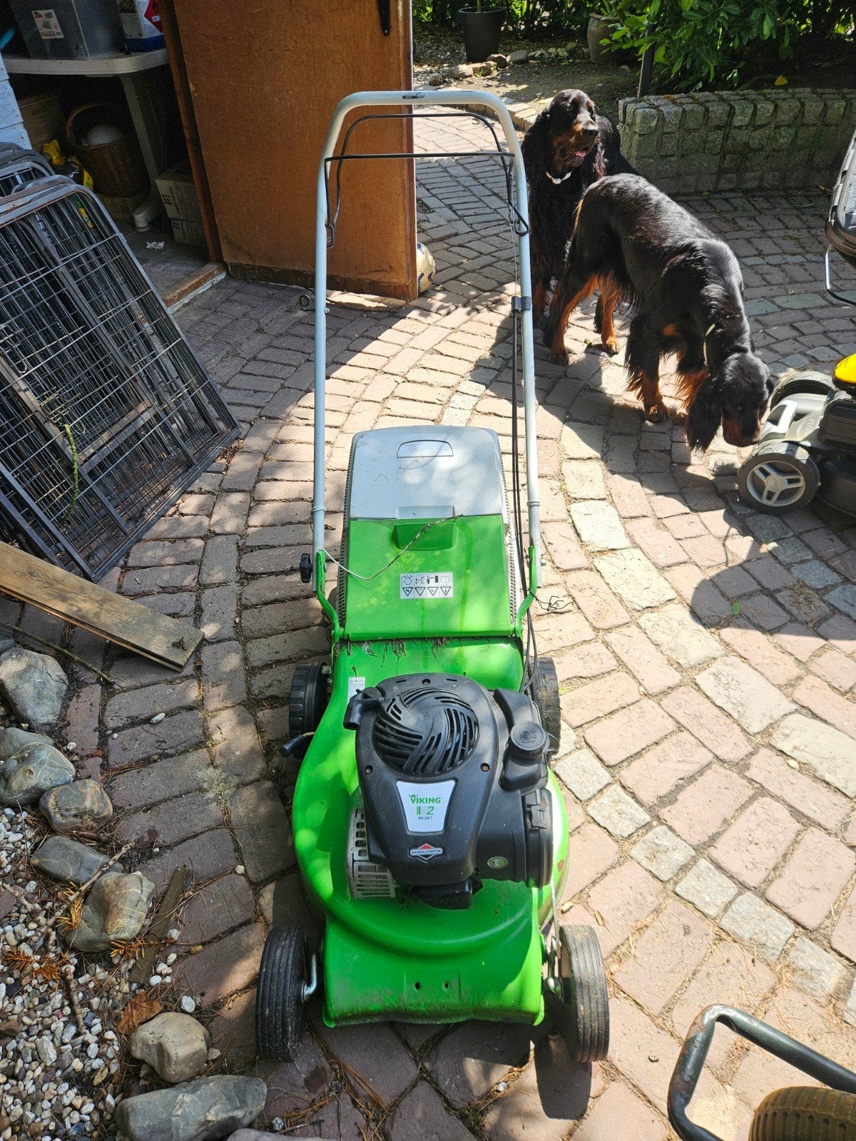 Viking MB 248.3 T Benzine Grasmaaier - Gebruikt, Gebruikt, Ophalen of Verzenden, Opvangbak, Benzine-grasmaaier