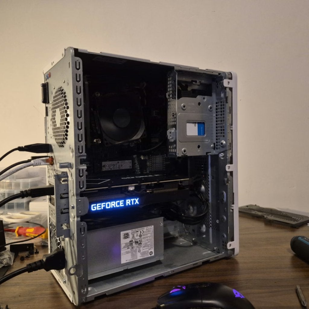 Gaming PC // RTX 3060 ti & AMD Ryzen 7 5700G, Ophalen, HP Omen, 7604 HM, 32 GB