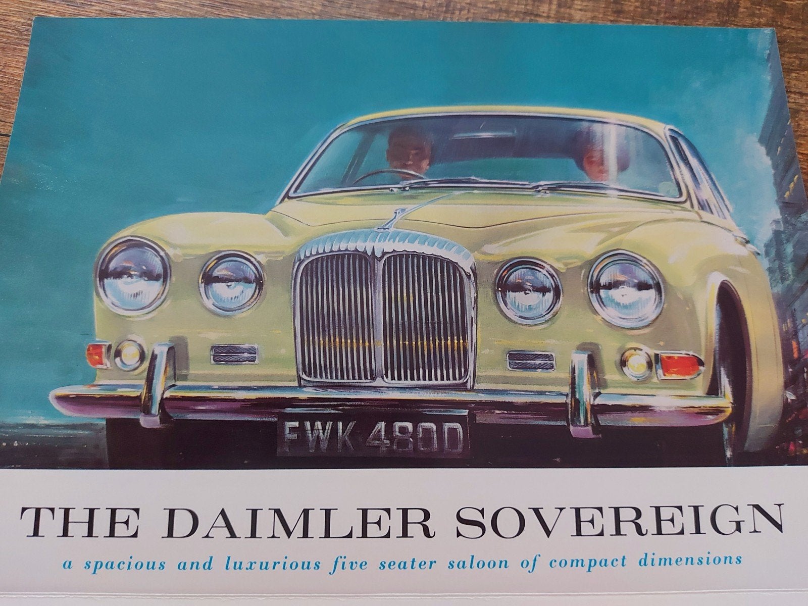 Keurige Daimler Sovereign 4.2 folder Engelstalig, Boeken, Auto's | Folders en Tijdschriften, Ophalen of Verzenden, Zo goed als nieuw