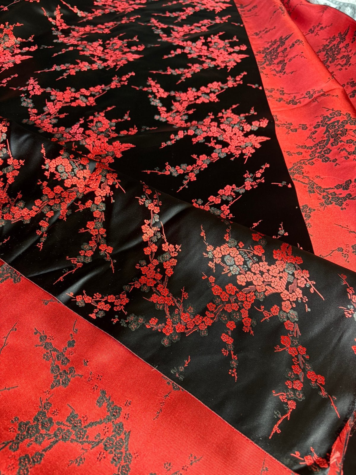 zware Sakura kimostof 10 meter, 120 cm of meer, Ophalen of Verzenden, Katoen, Nieuw
