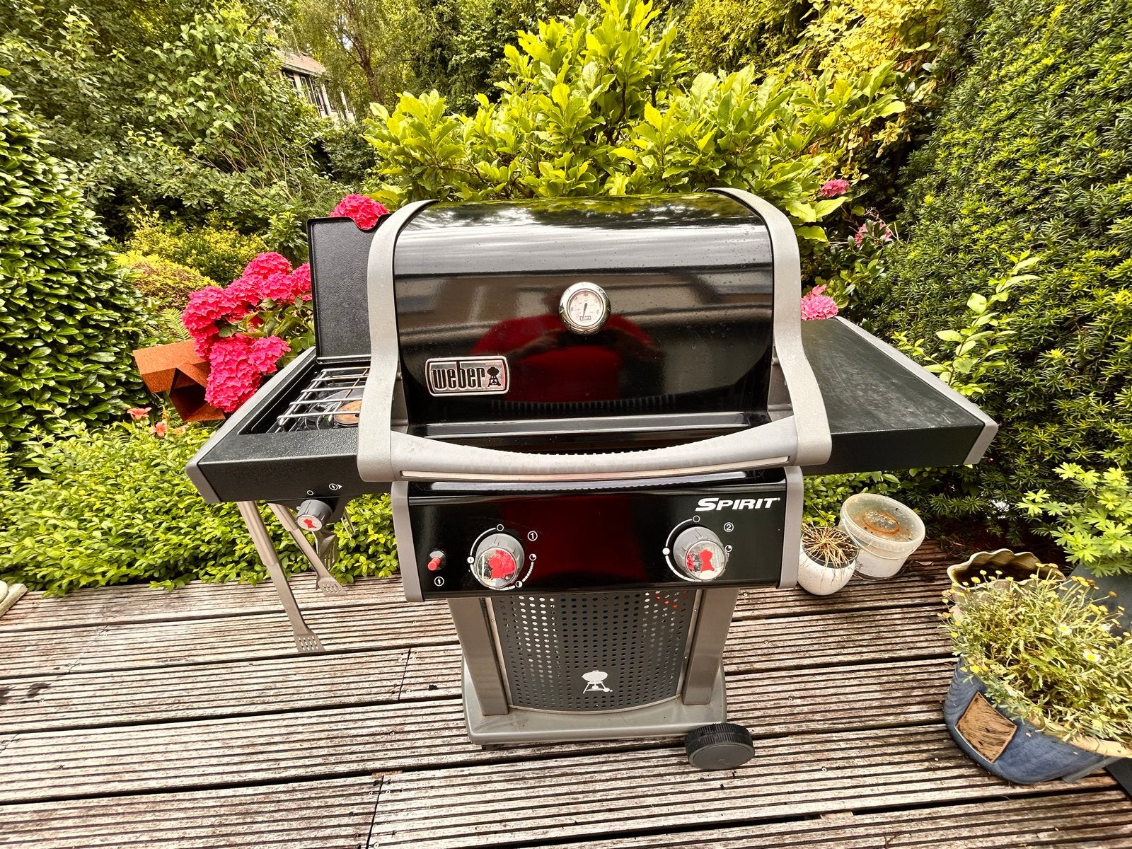 Weber Spirit gasbarbecue met extra's, z.g.s., Tuin en Terras, Gasbarbecues, Ophalen, Gebruikt