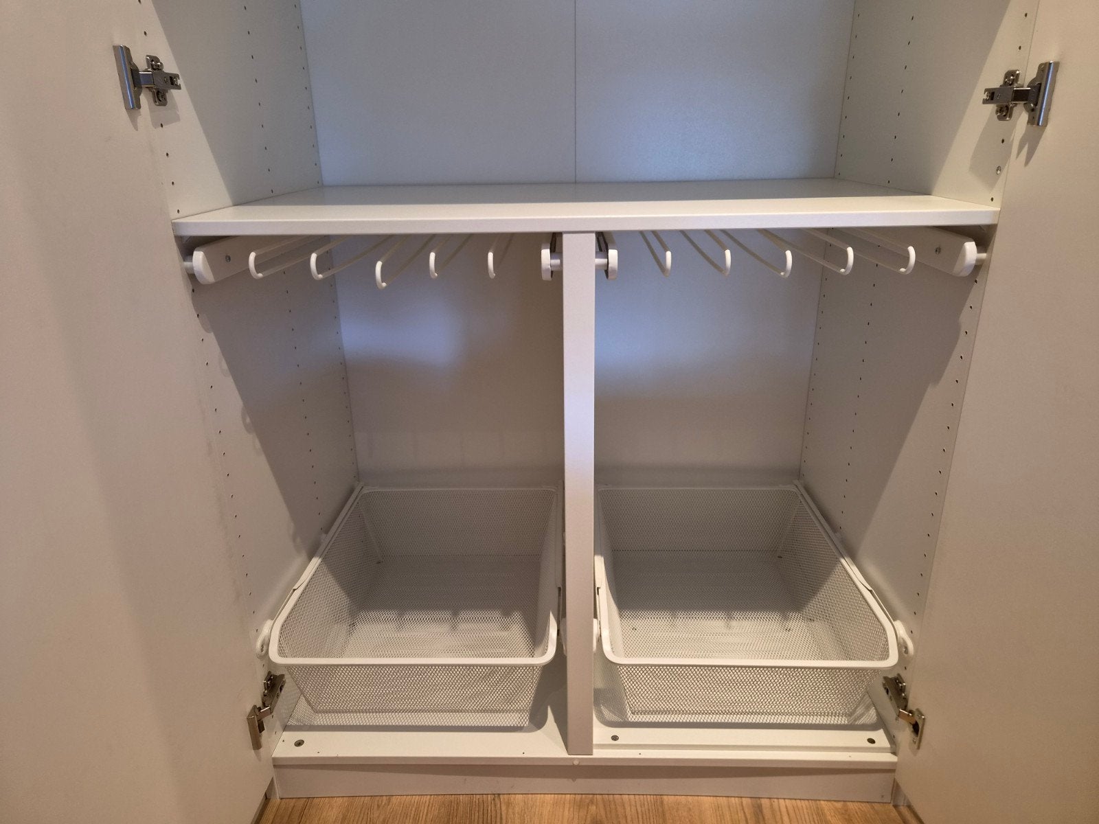 Ikea Pax kast basiselement verdeler Komplement wit, Ophalen, 100 tot 150 cm, 50 tot 100 cm, Zo goed als nieuw