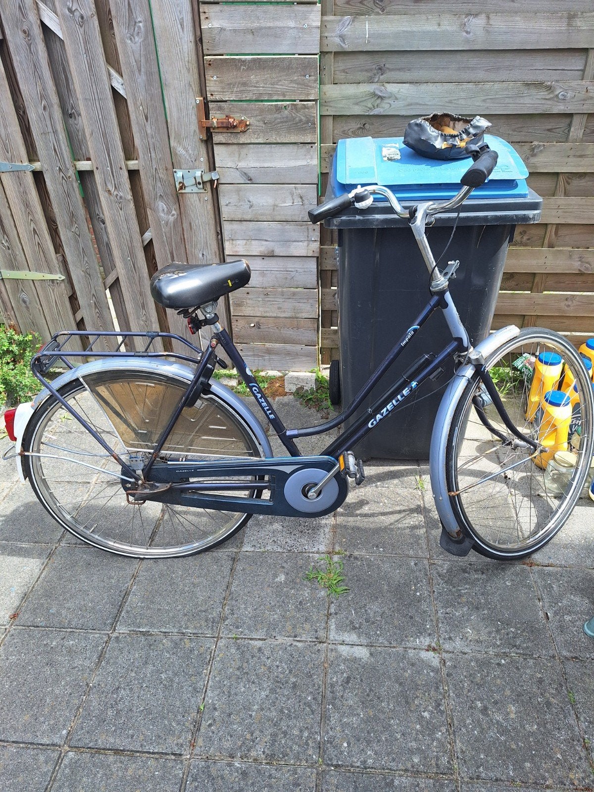 GAZELLE 28INCH DAMES FIETS 3 VERSNELLINGEN LICHTE OPKNAPPER, Fietsen en Brommers, Fietsen | Dames | Damesfietsen, Ophalen, Gebruikt