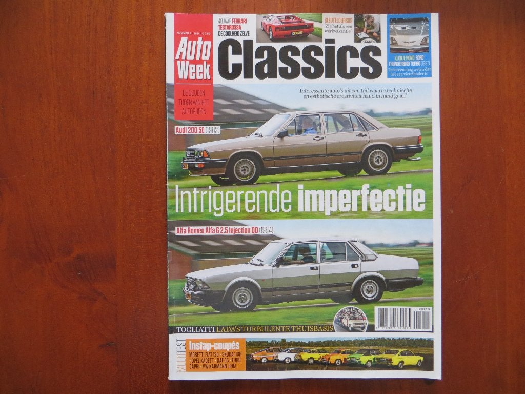 Autoweek Classics 8 2024 Audi 200 5E, Alfa Romeo 6 2.5 QO, Boeken, Ophalen of Verzenden, Nieuw, Alfa Romeo