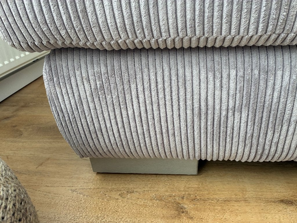 Poef Hocker, Ophalen, Ribcord, 75 tot 100 cm, Zo goed als nieuw
