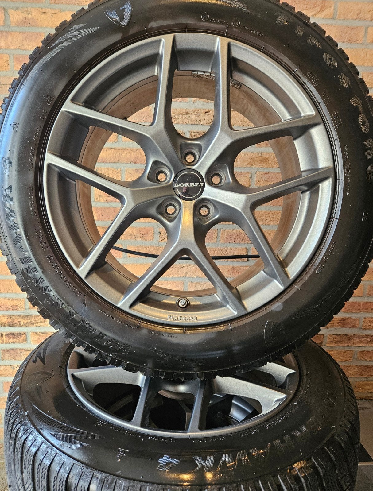 18 inch Ford Kuga Winterset 5x108 Firestone 5-6mm TPMS, Auto-onderdelen, Ophalen, 18 inch, Banden en Velgen, Winterbanden
