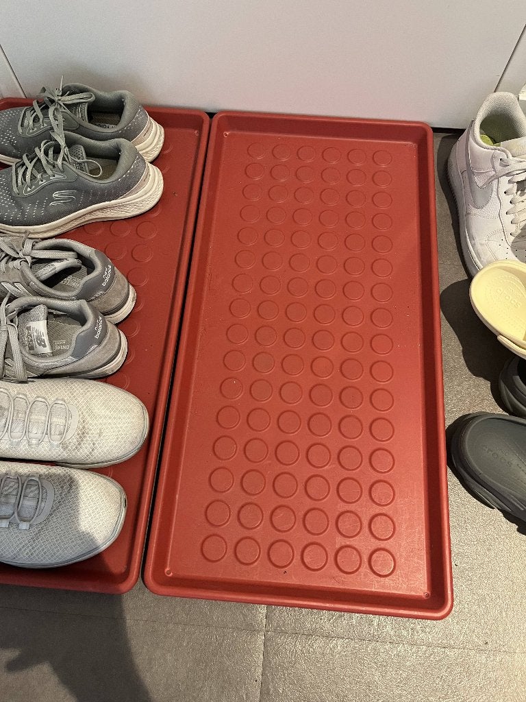 IKEA BAGGMUCK rode schoenenbakken x2, Ophalen