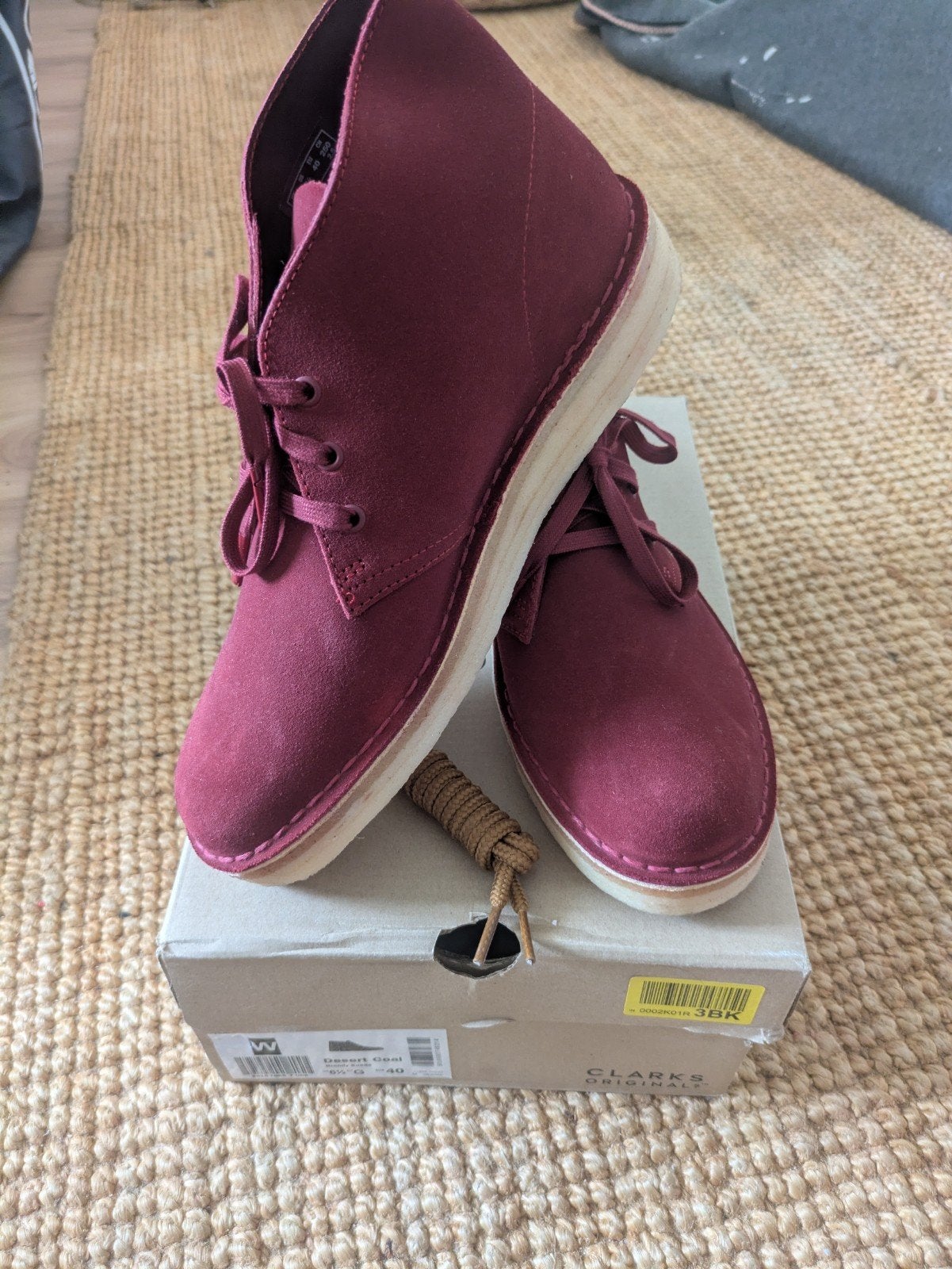 Clarks Desert Coal Brandy Suede - Maat 40, Overige kleuren, Boots, Nieuw, Clarks