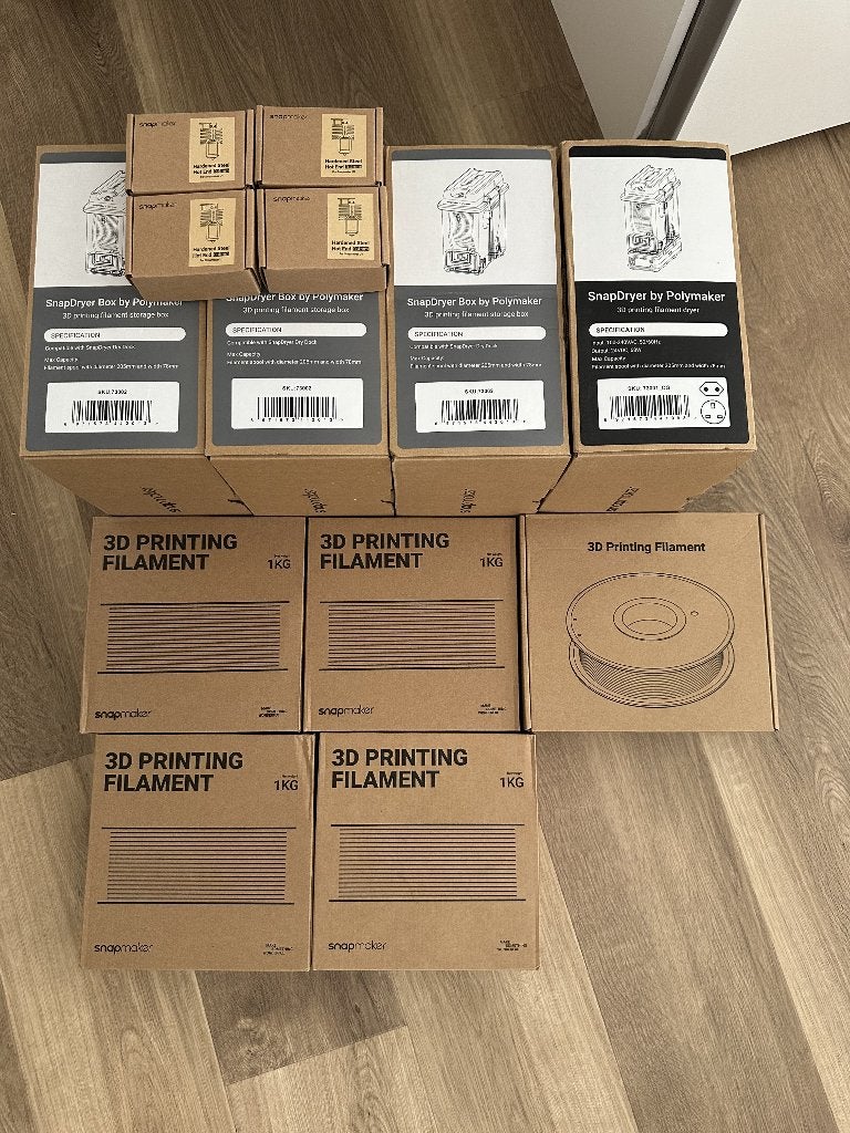 Snapmaker by polymaker 3D printer benodigdheden, Ophalen of Verzenden, Nieuw, Filament, Snapmaker