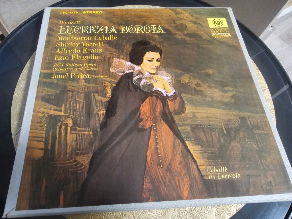 Donizetti – Lucrezia Borgia – Caballé, Kraus, Verrett, Ophalen of Verzenden, Romantiek, Gebruikt, Overige formaten