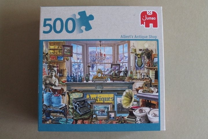 Jumbo Albert's Antiekwinkel legpuzzel (500), Ophalen of Verzenden, 500 t/m 1500 stukjes, Gebruikt, Legpuzzel