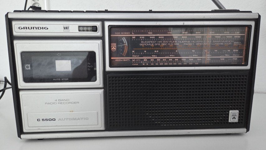 draagbare radio, Audio, Tv en Foto, Radio's, Ophalen, Gebruikt, Radio