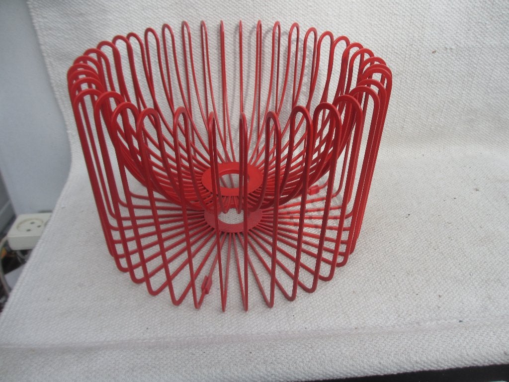 Vintage Ikea Ehlen Johansson Fruitschaal/Lamp, Ophalen of Verzenden, Gebruikt, Metaal