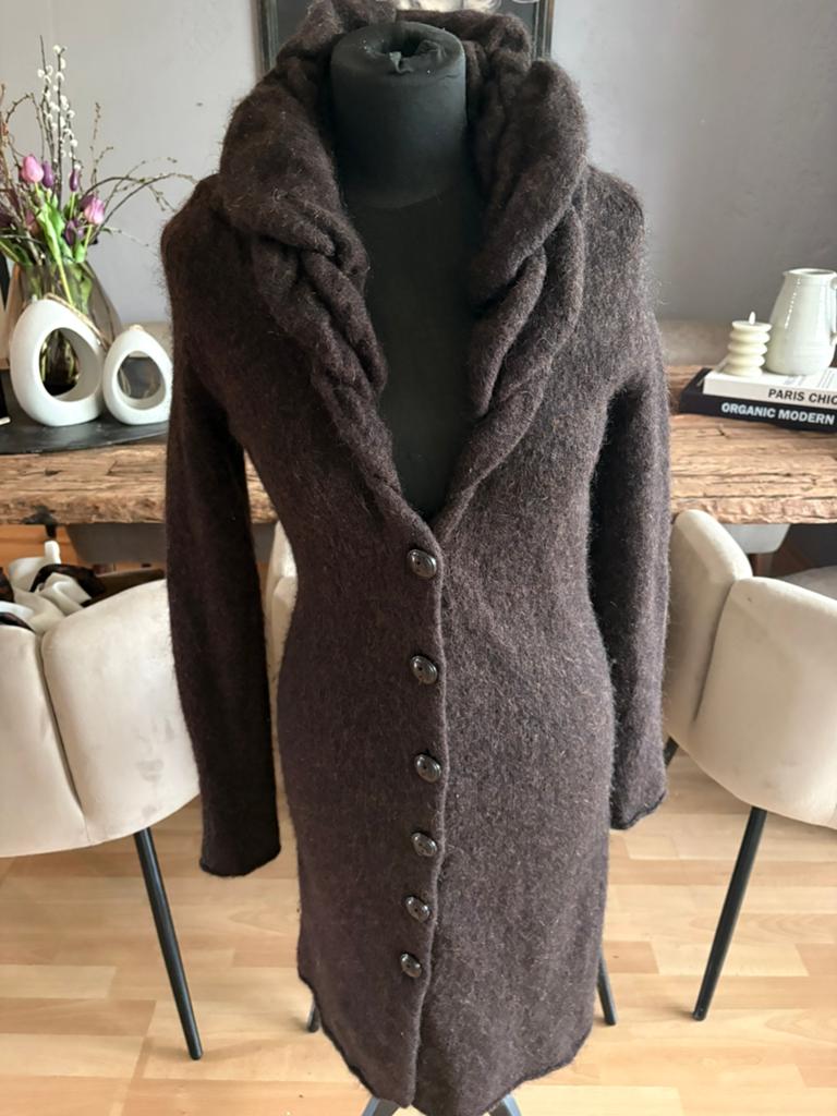 Prachtig vest van Caroline Biss 34% mohair 34% wol mt 36, Ophalen of Verzenden, Zo goed als nieuw, Maat 36 (S), Bruin