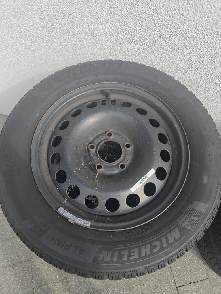 Michelin 215/69 R16 set van 4 winterbanden, Ophalen of Verzenden