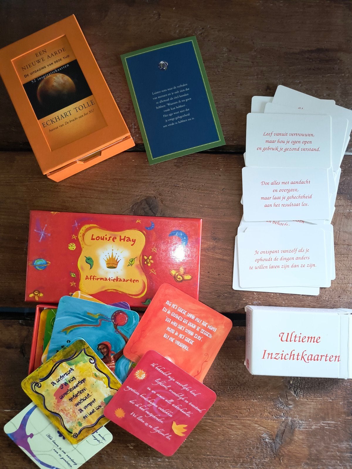 Inzicht- en Affirmatiekaarten: Eckhart Tolle & Louise Hay, Boeken, Eckhart Tolle, Louise Hay, Spiritualiteit algemeen, Overige typen