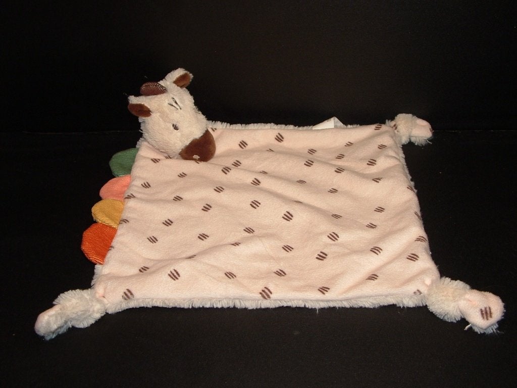 DREAMBEE PAARD EZEL FLO KNUFFELDOEKJE ZACHTE BADSTOF, Verzenden, Nieuw, Overige typen