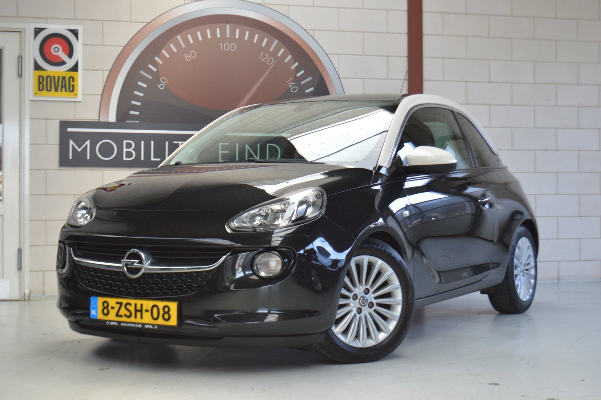 Opel ADAM 1.4 DEALERONDERH AUTOMAAT, PANORAMA NL-AUTO, GARAN, Auto's, Opel, 4 cilinders, 4 stoelen, Zwart, Bedrijf