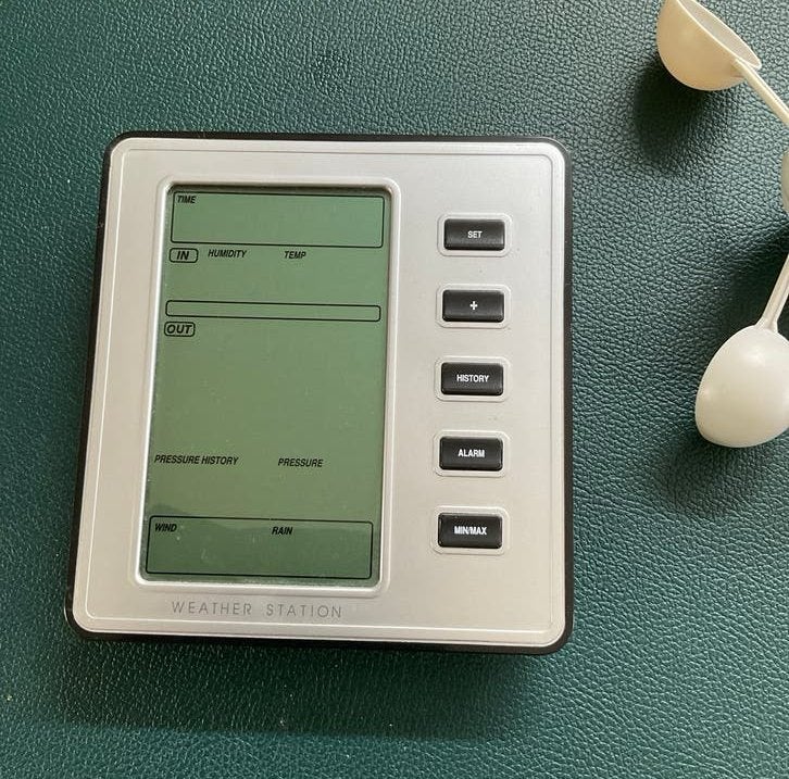 Alecto WS-3000 Weerstation onderdelen. binnenunit windsensor, Ophalen of Verzenden, Gebruikt, Weerstation