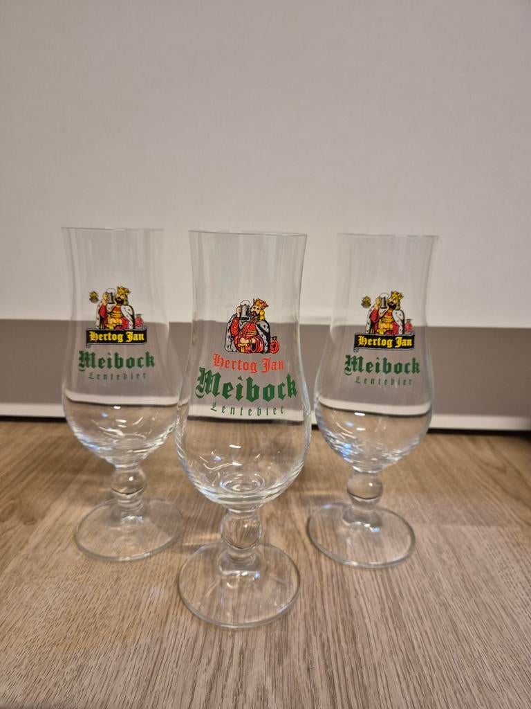 Hertog jan Meibock glazen, Ophalen of Verzenden, Glas of Glazen, Hertog Jan