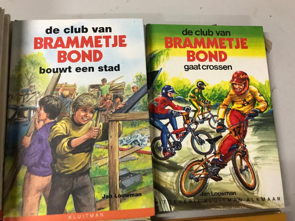 T.K. nog 7 boekjes van Brammetje Bond door Jan Louwman, Ophalen of Verzenden, Gelezen, Jan Louwman., Fictie algemeen