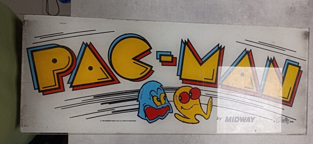 ARCADE bovenbord PAC MAN 1980, Overige munten, Ophalen of Verzenden, Gebruikt