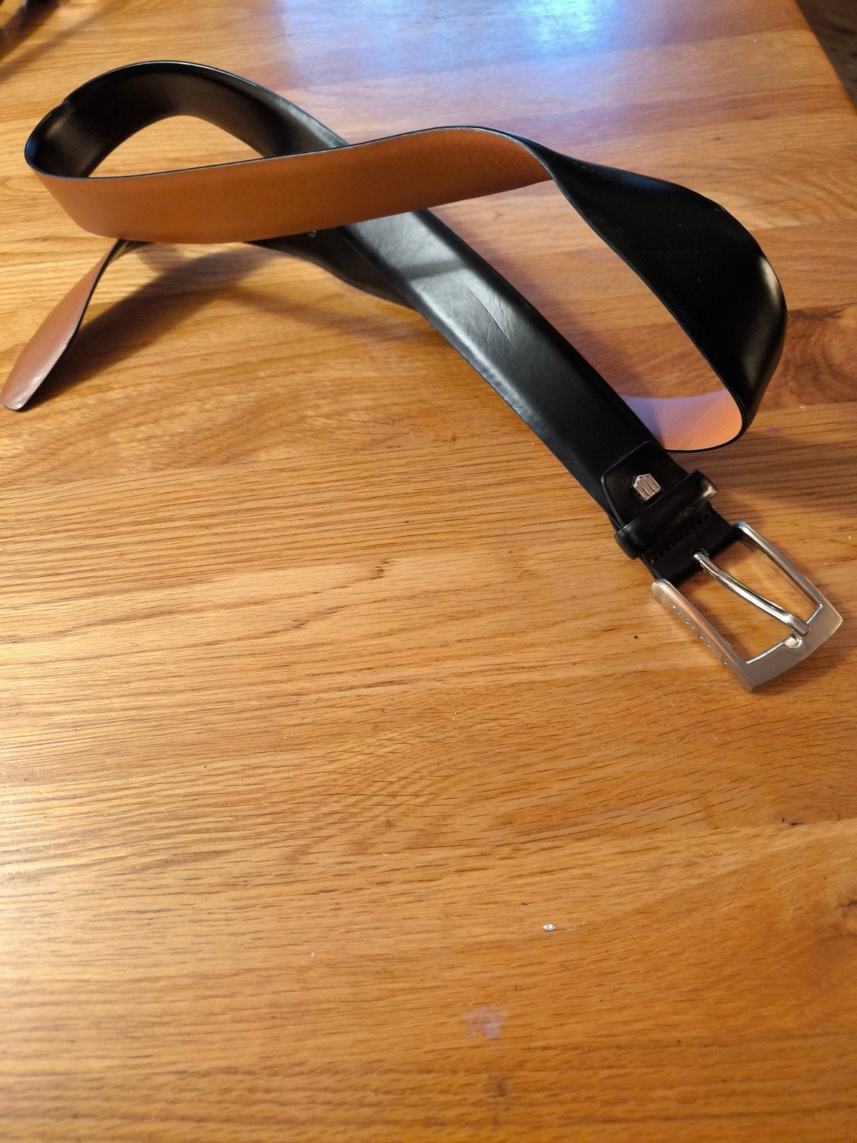 Herenriem, merk Profuomo, 115 cm, nieuw, Ophalen of Verzenden, Nieuw, Zwart, 115 cm of meer