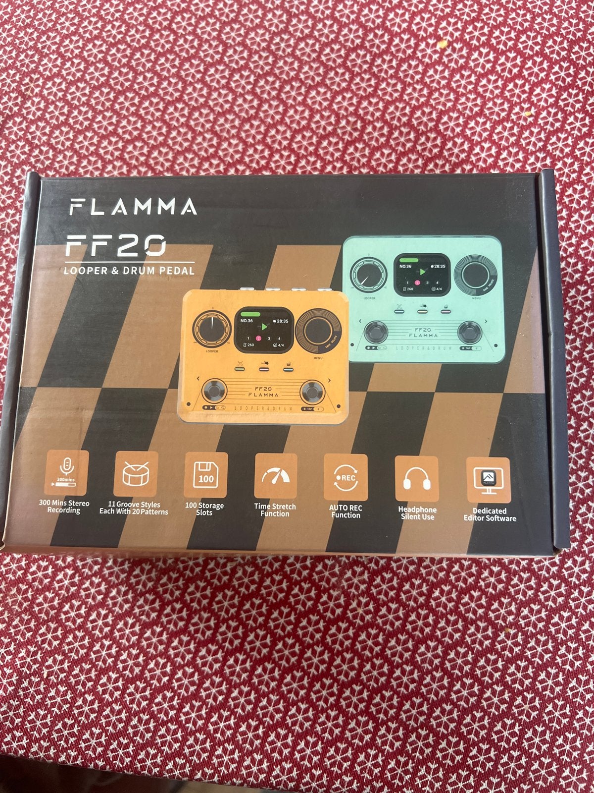 FLAMMA FF20 Looper & Drum Pedal - Zo goed als nieuw, Ophalen of Verzenden, Zo goed als nieuw, Overige typen