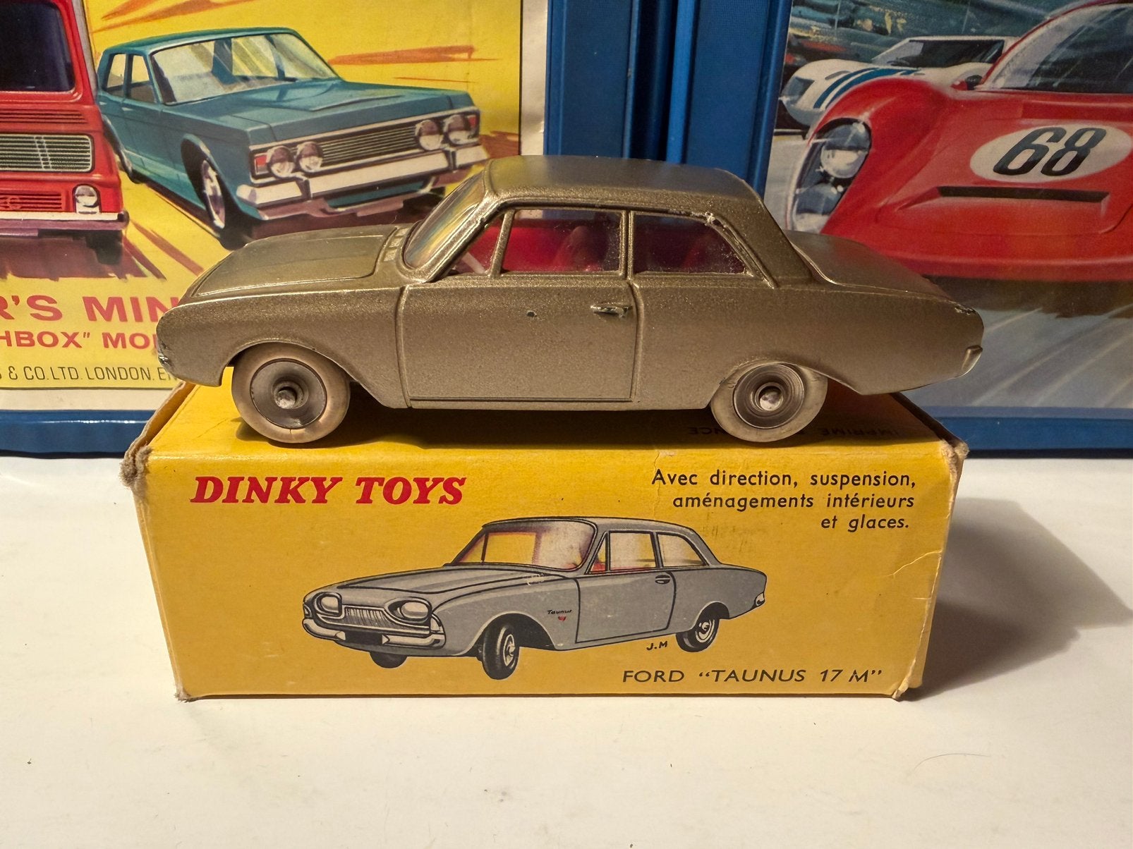 Dinky Toys Nr.559 Ford Taunus 17M, Ophalen of Verzenden, Gebruikt, Auto, Dinky Toys