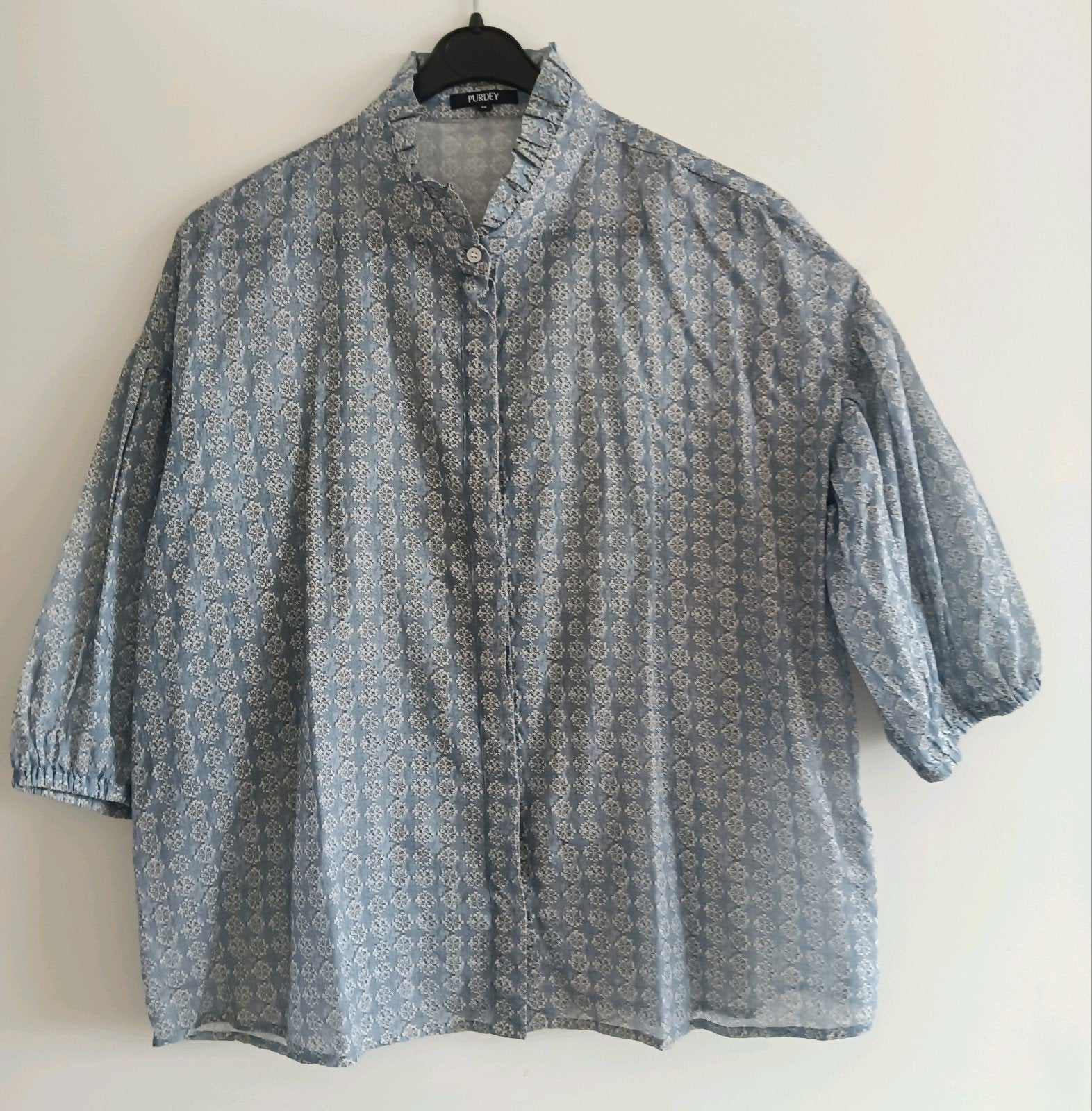 Purdey blouse blauw in maat 42, Josephine & Co, Blauw, Maat 42/44 (L), Ophalen of Verzenden