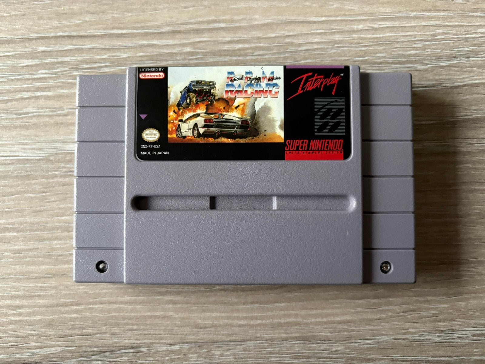 Radical Psycho Machine Racing voor de Super Nintendo., 1 speler, Ophalen of Verzenden, Racen en Vliegen, Vanaf 3 jaar