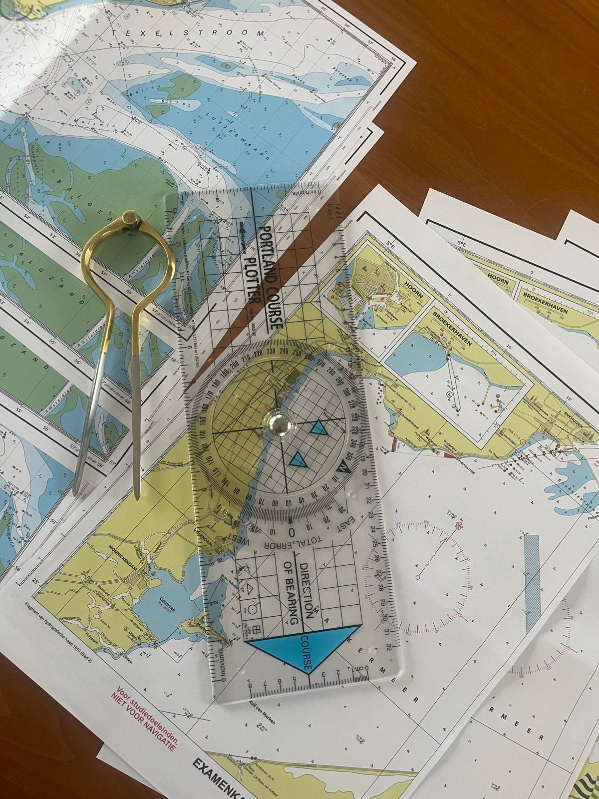 Vaarbewijs 2: Portland Course Plotter, Passer, Kaarten, Ophalen of Verzenden, Zo goed als nieuw, Kaartplotter of Fish Finder