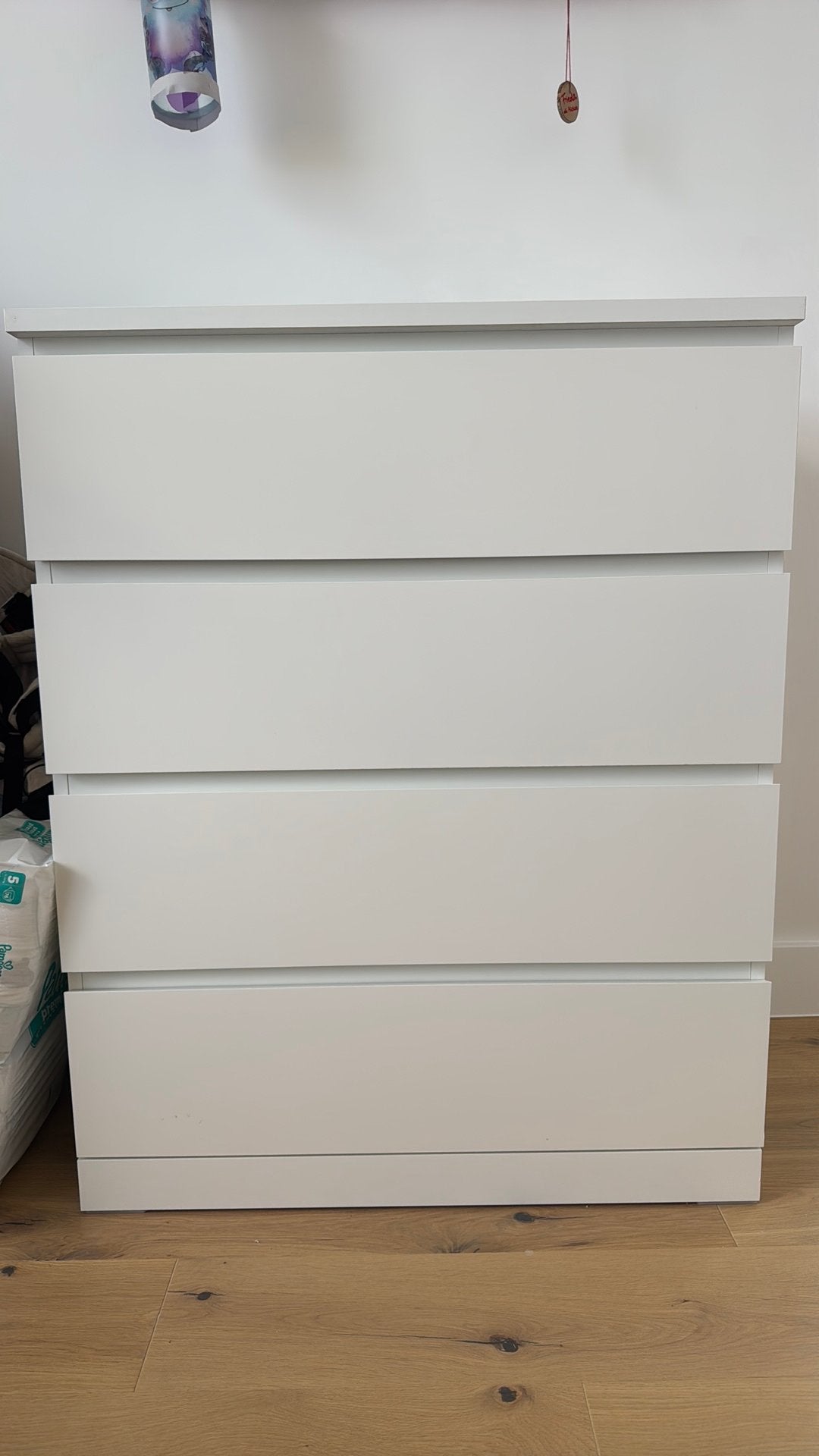 Malm commode IKEA in goede staat te koop, Ophalen, 50 tot 100 cm, Zo goed als nieuw, 3 of 4 laden