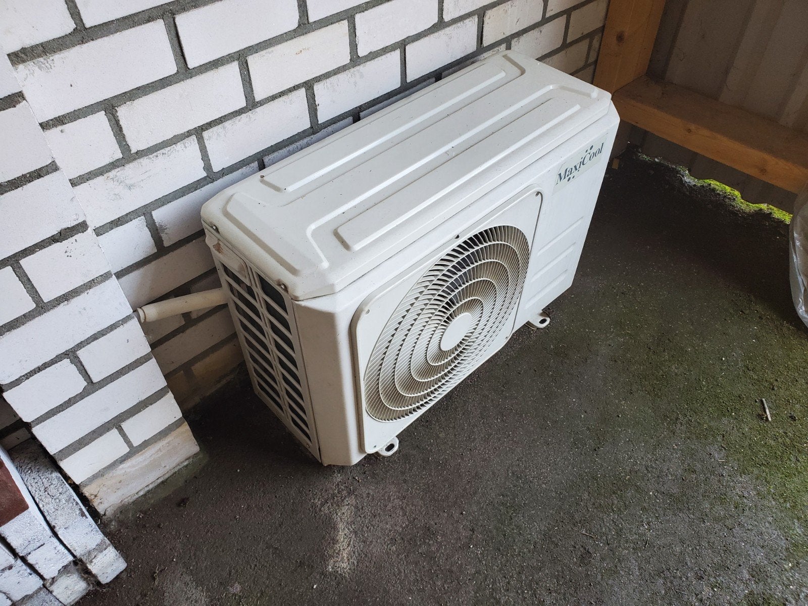 maxicool airco buiten unit defect, Witgoed en Apparatuur, Airco's, Ophalen, Wandairco, Minder dan 60 m³, 3 snelheden of meer