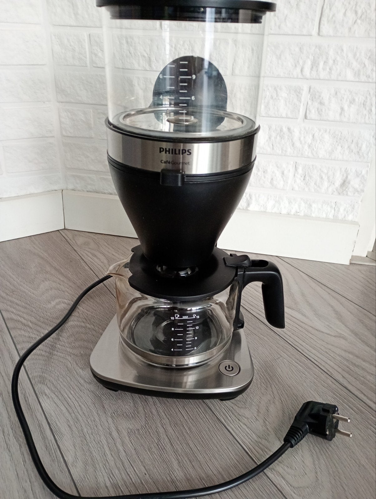 Philips cafe gourmet hd5416, Ophalen, 10 kopjes of meer, Koffiemachine, Gemalen koffie