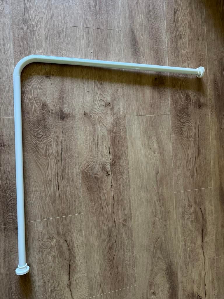 Douchgordijn stang Sealskins wit 90x90cm, Ophalen of Verzenden, Zo goed als nieuw, Wit