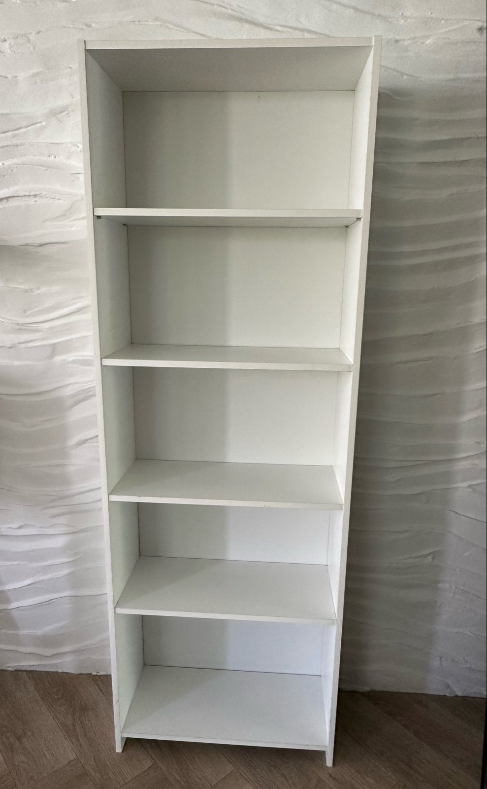 Witte Boekenkast met 5 Planken - 173x59x25 cm, Ophalen, Met plank(en), Gebruikt, 50 tot 100 cm
