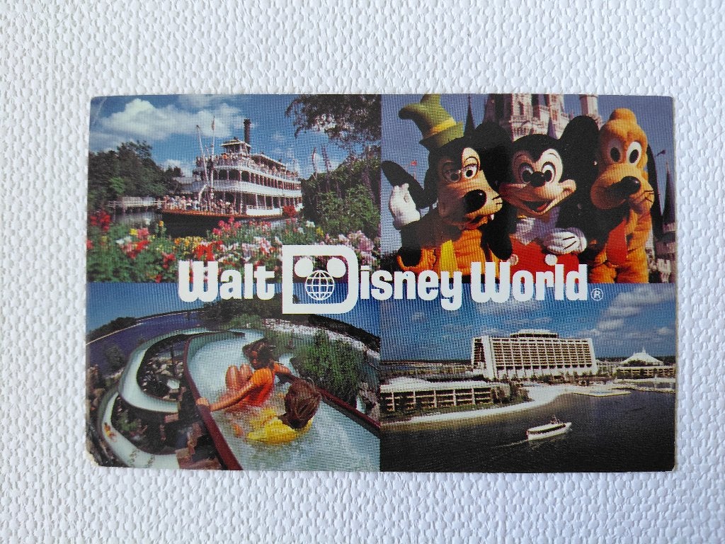 Walt Disney World, Florida, ansichtkaart, gelopen, 1982., Verzamelen, Ansichtkaarten | Themakaarten, Verzenden, 1980 tot heden