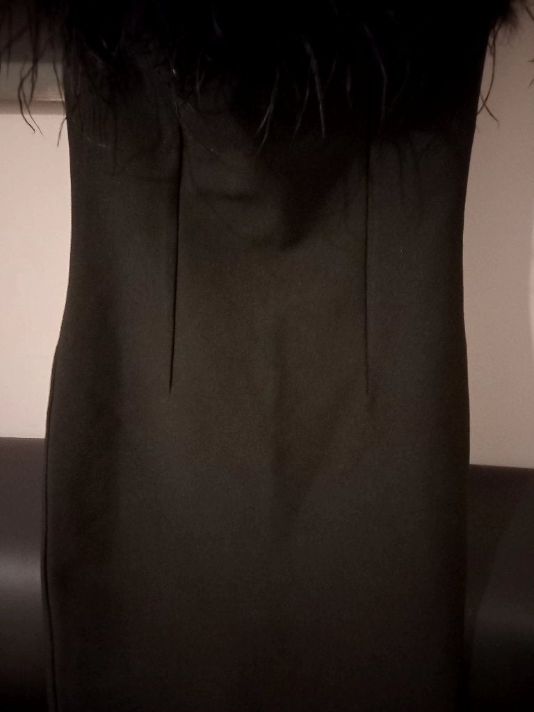 Gala jurk, Maat 38/40 (M), Made in Italy, Zwart, Ophalen of Verzenden