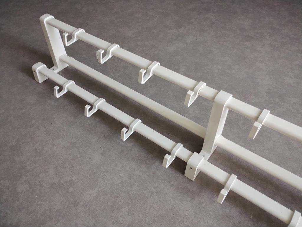 Brede witte kapstok, Huis en Inrichting, Woonaccessoires | Kapstokken, Zo goed als nieuw, Minder dan 100 cm, Hout, Ophalen